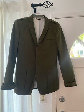 Olive Green osos  Blazer Jacket women’s
